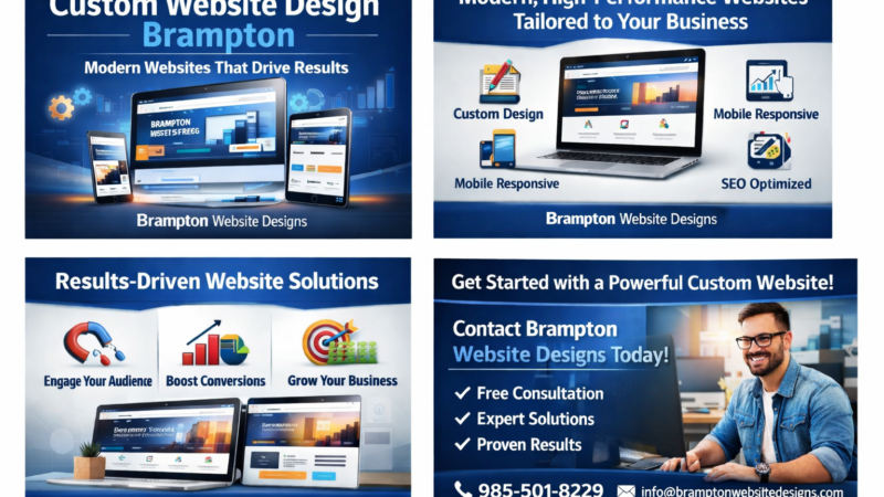 Why Businesses Need Professional Website Design in Brampton