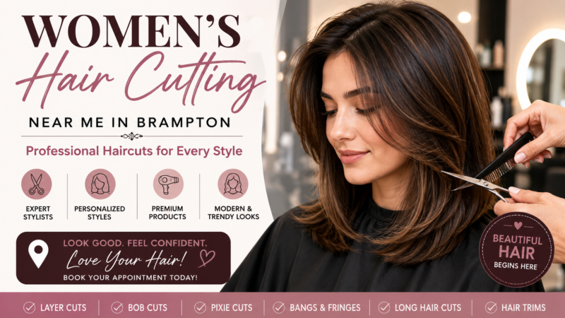 Women’s Hair Cutting Near Me in Brampton – Professional Haircuts for Every Style