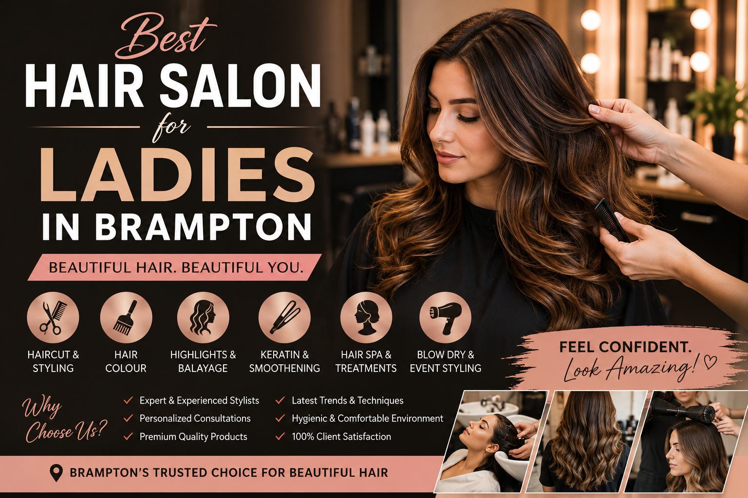 Best Hair Cut in Brampton | Harneet Beauty Bar