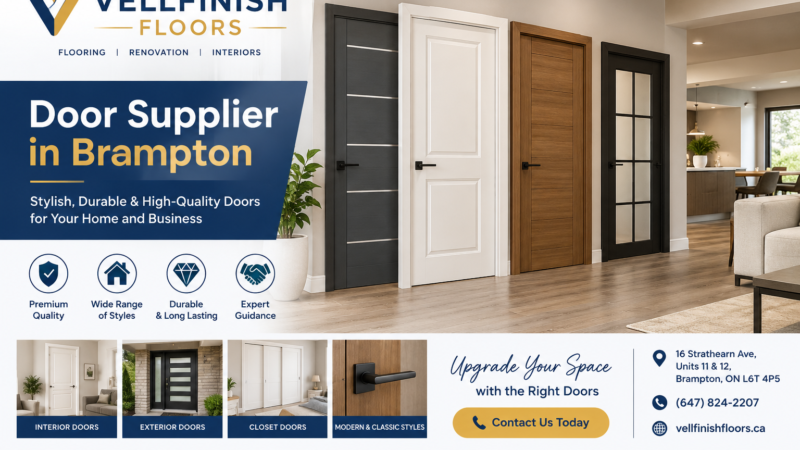 Door Supplier in Brampton – Quality Doors for Homes and Businesses